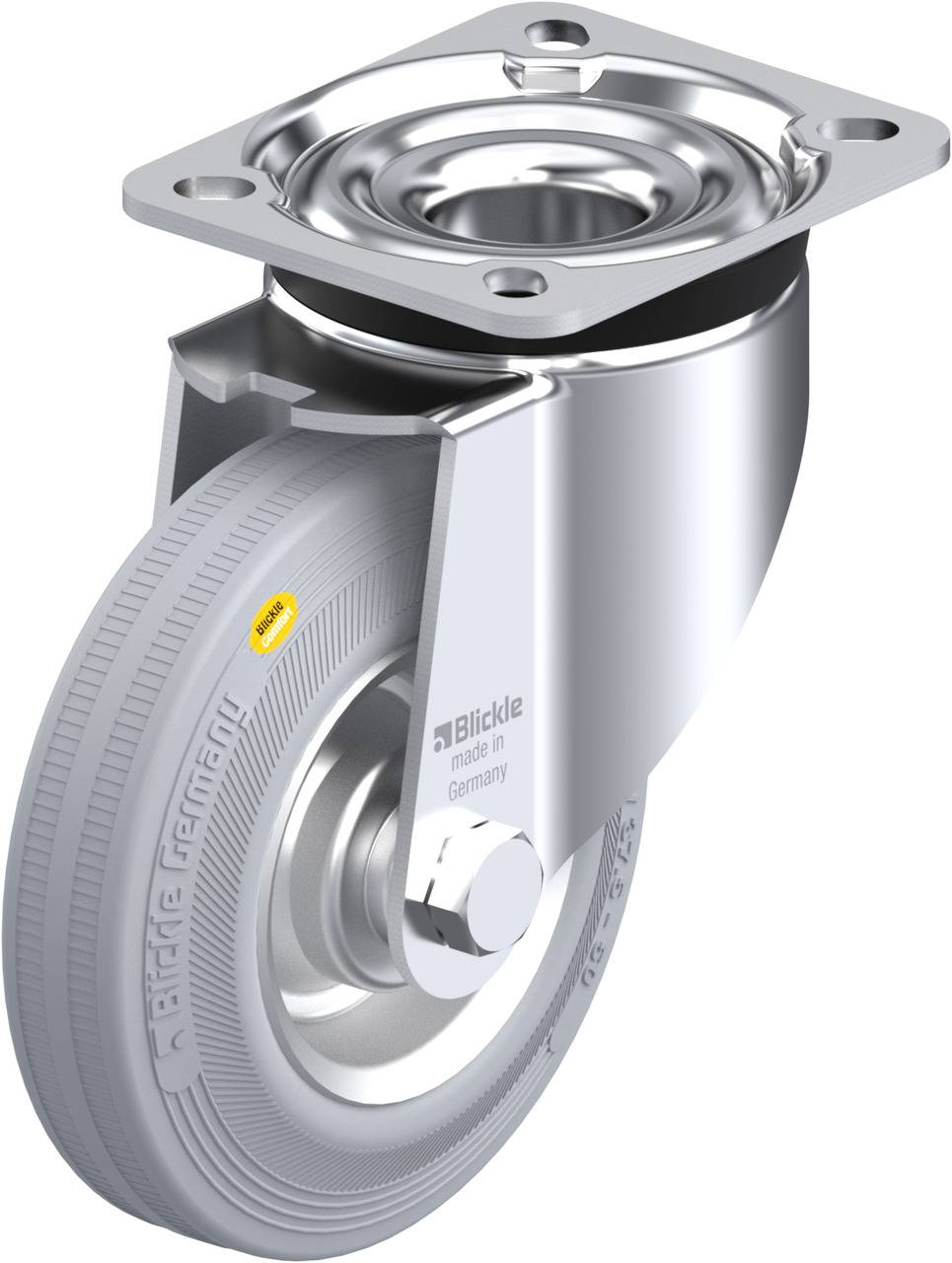 Blickle 285874 LK-RD 125R-1-VLI Kółko skrętne Średnica koła: 125 mm Maksymalne obciążenie: 120 kg 1 szt. - obrazek 1