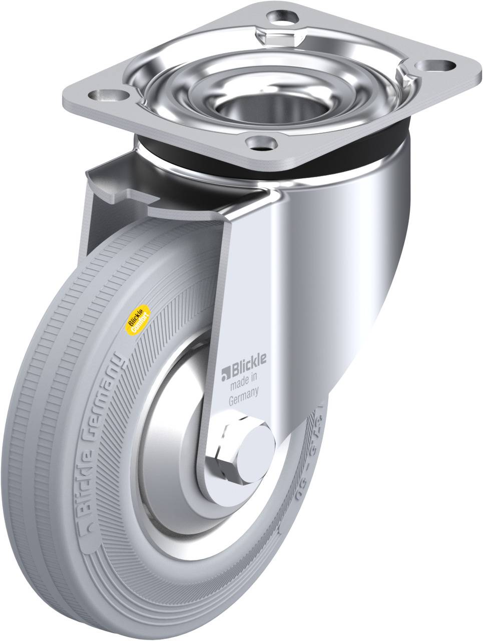 Blickle 414037 LK-RD 125R-1-VLI-FA Kółko skrętne Średnica koła: 125 mm Maksymalne obciążenie: 120 kg 1 szt. - obrazek 1