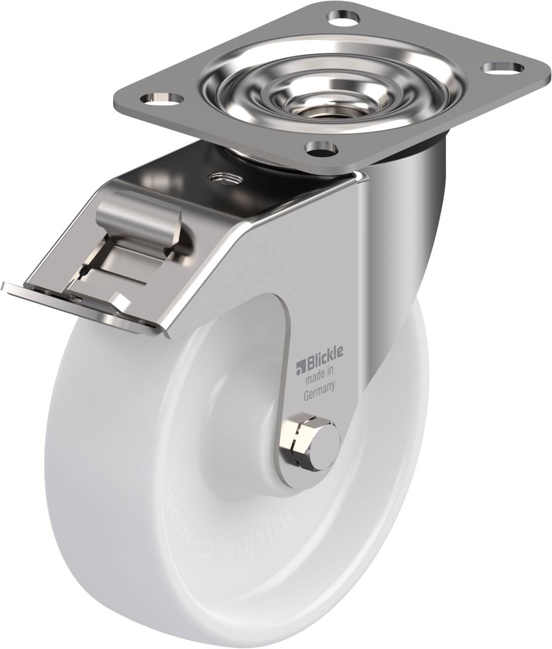 Blickle 583385 LEX-PO 125XR-FI Kółko skrętne z hamulcem Średnica koła: 125 mm Maksymalne obciążenie: 150 kg 1 szt. - obrazek 1