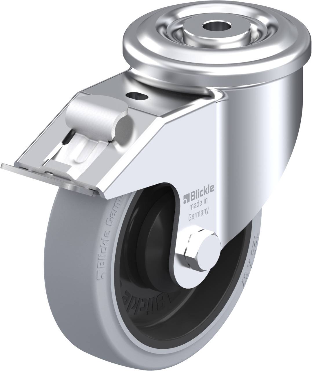 Blickle 745334 LKR-POEV 125KA-FI-SG Kółko skrętne z hamulcem Średnica koła: 125 mm Maksymalne obciążenie: 250 kg 1 szt. - obrazek 1