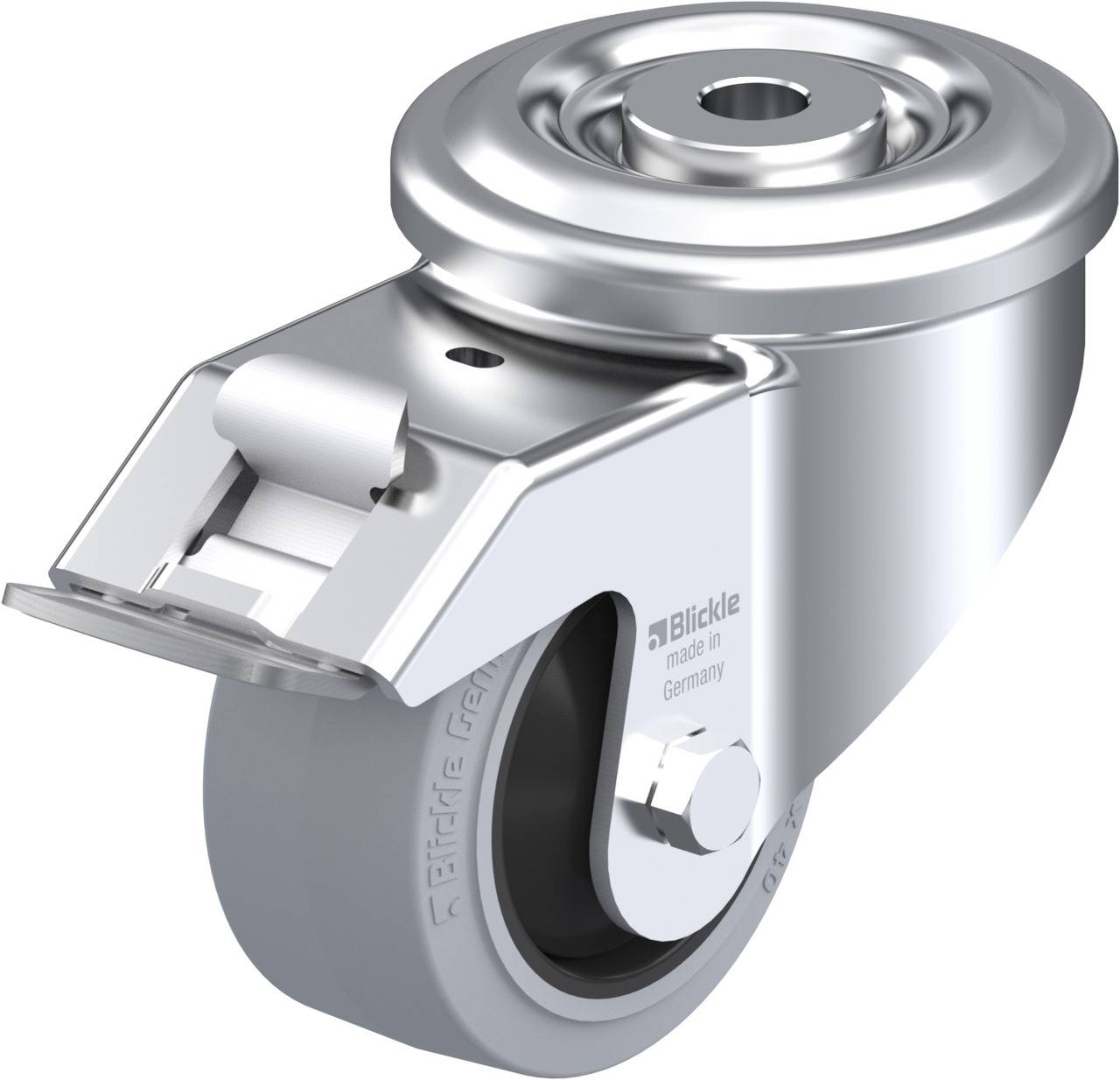 Blickle 851471 LKR-POEV 82KF-FI-SG Kółko skrętne z hamulcem Średnica koła: 80 mm Maksymalne obciążenie: 170 kg 1 szt. - obrazek 1