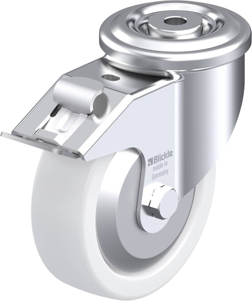 Blickle 750602 LKR-SPO 125K-FI-FA Kółko skrętne z hamulcem Średnica koła: 125 mm Maksymalne obciążenie: 350 kg 1 szt. - obrazek 1