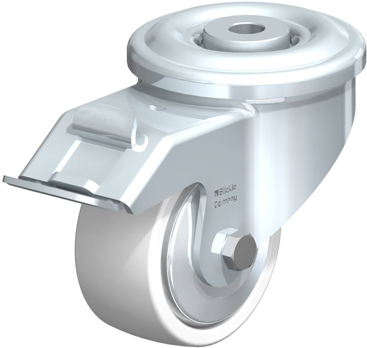 Blickle 852868 LKR-SPO 80K-FI-FA Kółko skrętne z hamulcem Średnica koła: 80 mm Maksymalne obciążenie: 350 kg 1 szt. - obrazek 1