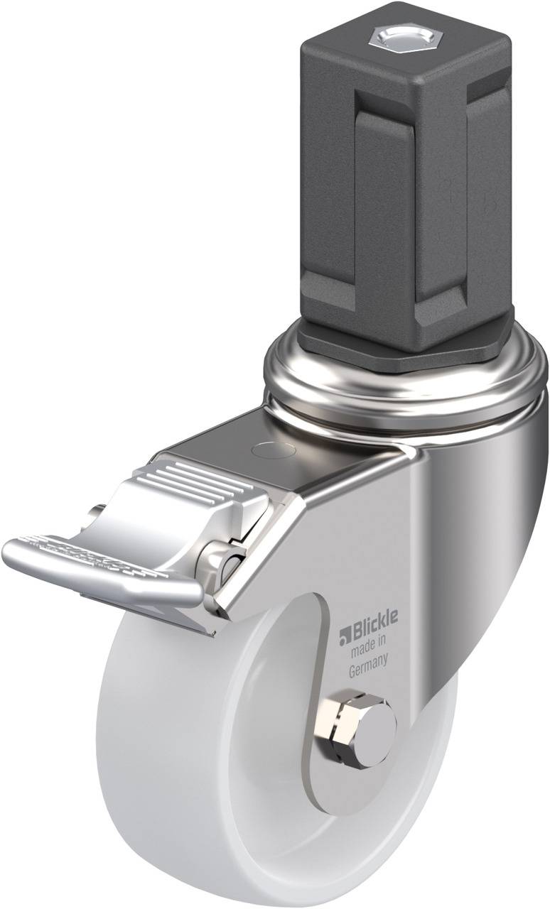 Blickle 853537 LKRXA-PO 80G-11-FI-EXV17 Kółko skrętne z hamulcem Średnica koła: 80 mm Maksymalne obciążenie: 120 kg 1 sz - obrazek 1
