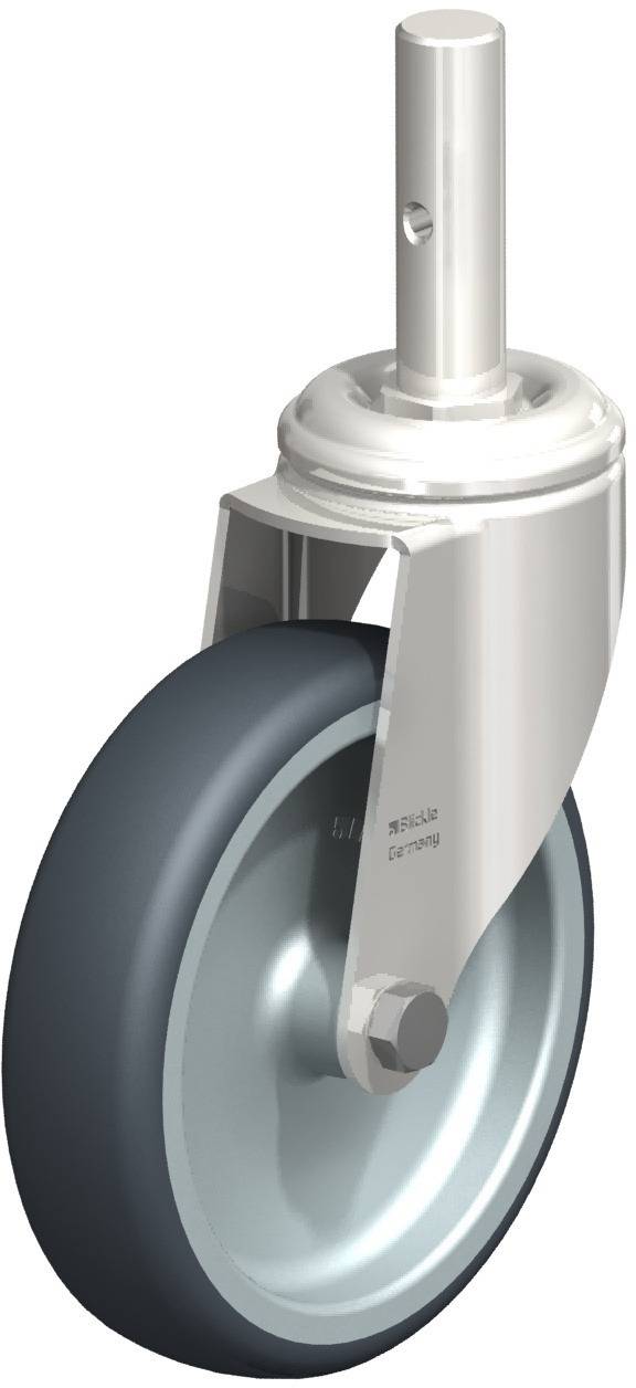 Blickle 759728 LKRXA-TPA 126G-ZAX51 Kółko skrętne Średnica koła: 125 mm Maksymalne obciążenie: 120 kg 1 szt. - obrazek 1