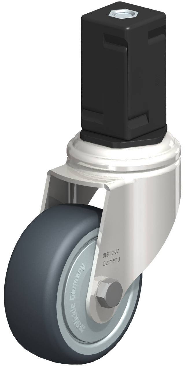 Blickle 853147 LKRXA-TPA 80KFD-11-EXV17 Kółko skrętne Średnica koła: 80 mm Maksymalne obciążenie: 100 kg 1 szt. - obrazek 1