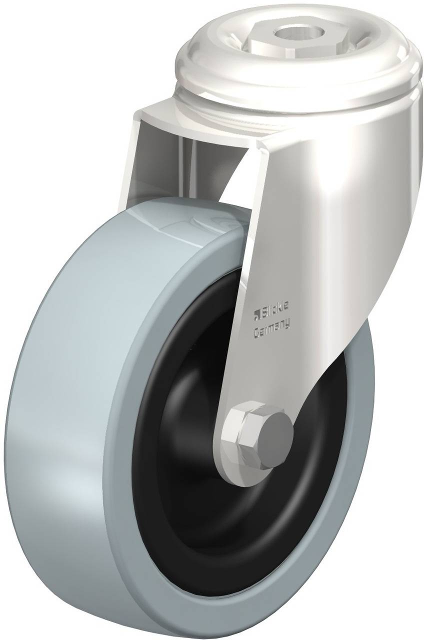 Blickle 300723 LKRXA-VPA 101G-11 Kółko skrętne Średnica koła: 100 mm Maksymalne obciążenie: 110 kg 1 szt. - obrazek 1