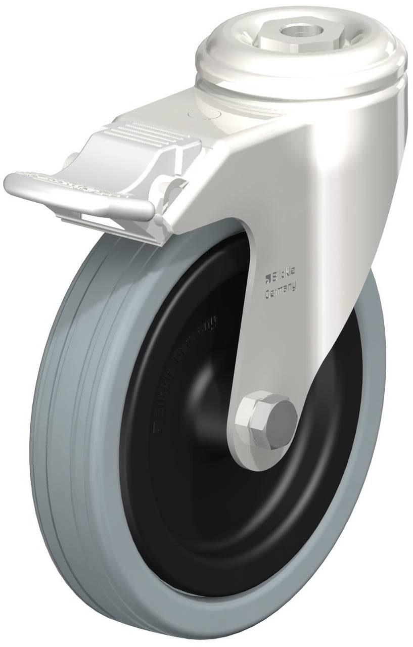 Blickle 367847 LKRXA-VPA 125G-11-FI Kółko skrętne z hamulcem Średnica koła: 125 mm Maksymalne obciążenie: 100 kg 1 szt. - obrazek 1