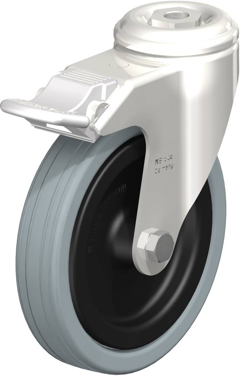 Blickle 224378 LKRXA-VPA 125G-FI Kółko skrętne z hamulcem Średnica koła: 125 mm Maksymalne obciążenie: 100 kg 1 szt. - obrazek 1
