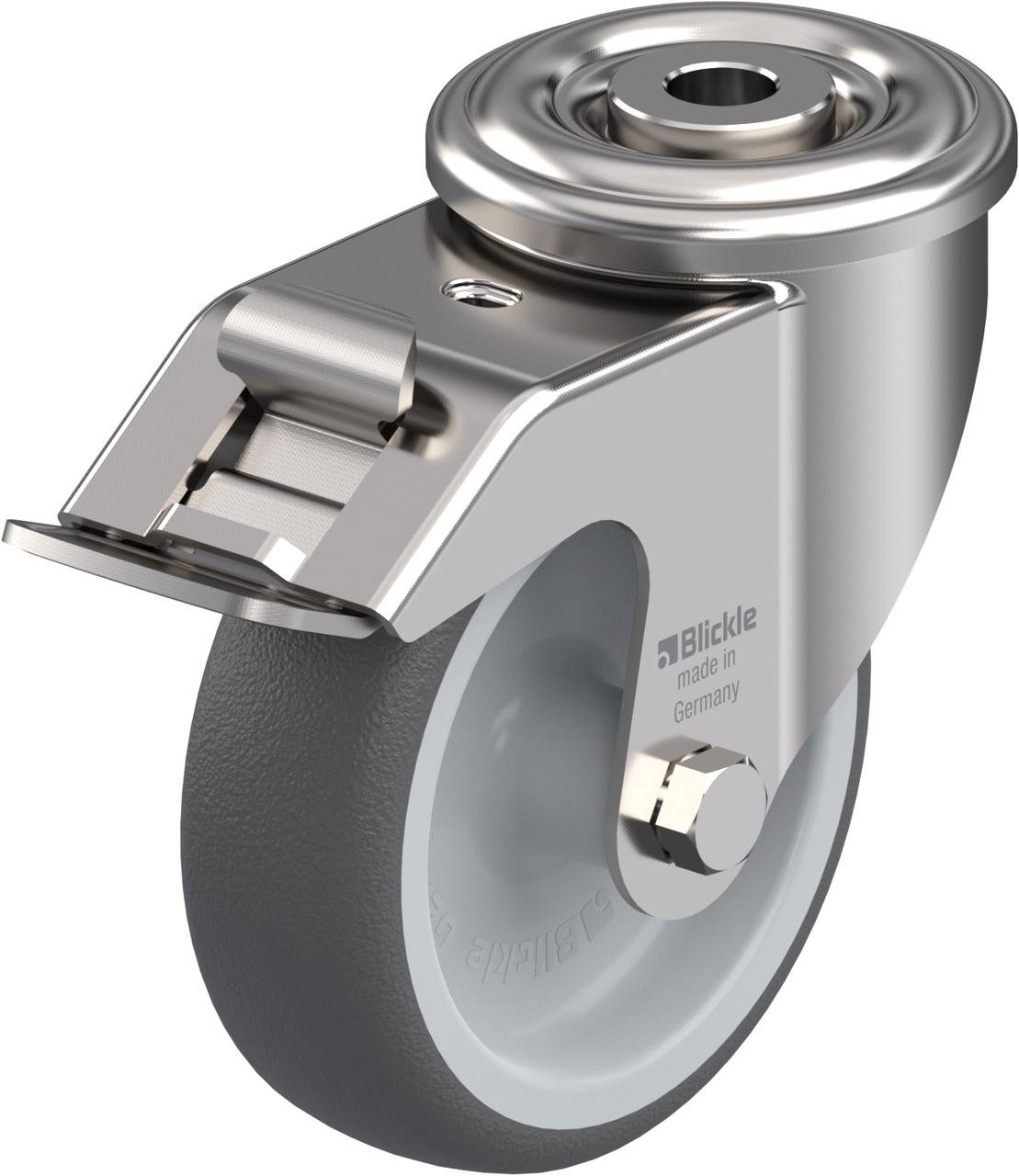 Blickle 847099 LEXR-PATH 100G-FI Kółko skrętne z hamulcem Średnica koła: 100 mm Maksymalne obciążenie: 150 kg 1 szt. - obrazek 1