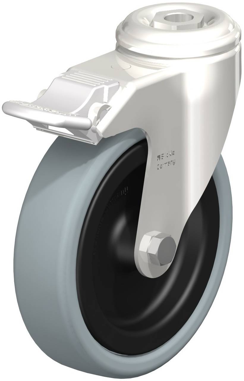 Blickle 224865 LKRXA-VPA 126G-FI Kółko skrętne z hamulcem Średnica koła: 125 mm Maksymalne obciążenie: 120 kg 1 szt. - obrazek 1