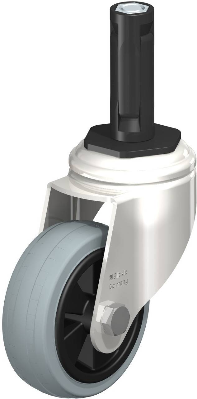 Blickle 853247 LKRXA-VPA 80G-11-EXR12 Kółko skrętne Średnica koła: 80 mm Maksymalne obciążenie: 80 kg 1 szt. - obrazek 1