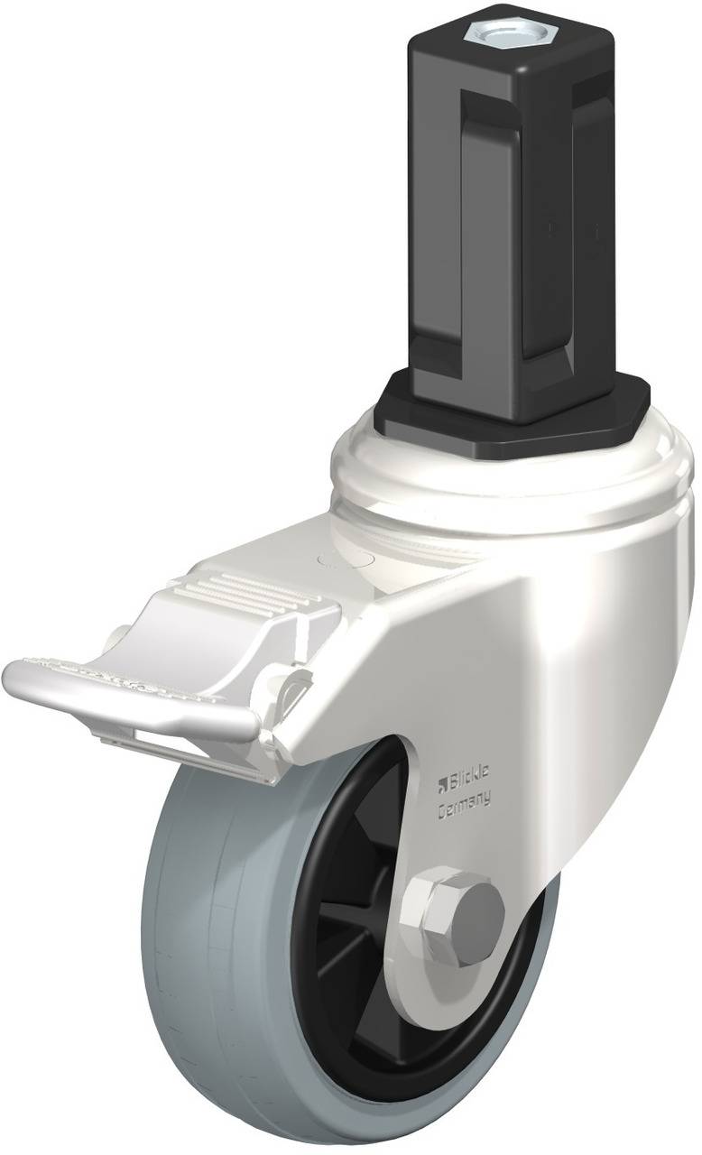 Blickle 853244 LKRXA-VPA 80G-11-FI-EXV14 Kółko skrętne z hamulcem Średnica koła: 80 mm Maksymalne obciążenie: 80 kg 1 sz - obrazek 1