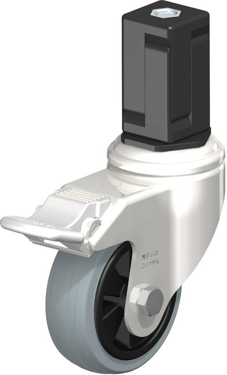 Blickle 853246 LKRXA-VPA 80G-11-FI-EXV17 Kółko skrętne z hamulcem Średnica koła: 80 mm Maksymalne obciążenie: 80 kg 1 sz - obrazek 1
