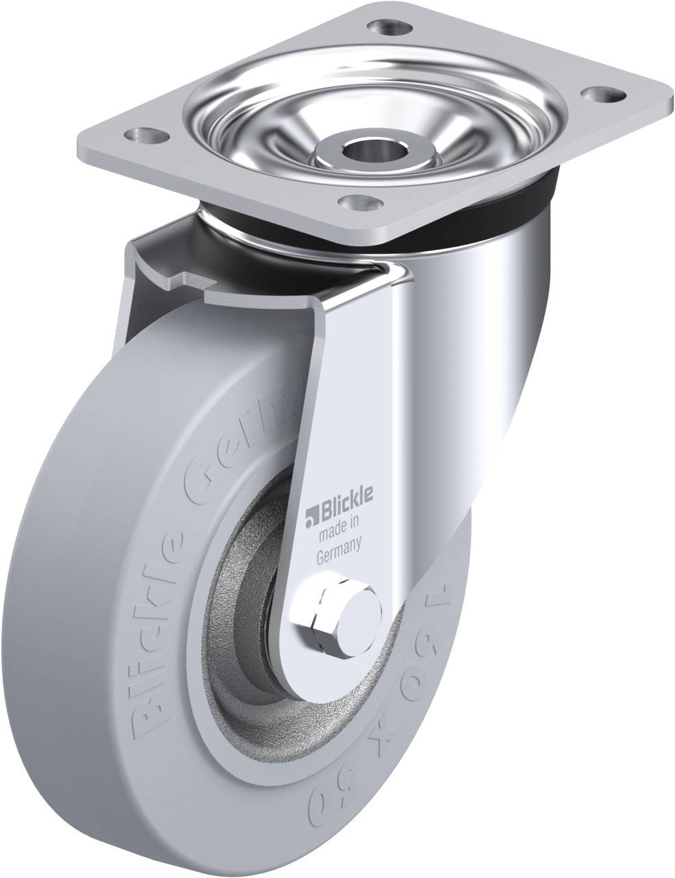 Blickle 644336 LK-SE 160K-SG Kółko skrętne Średnica koła: 160 mm Maksymalne obciążenie: 450 kg 1 szt. - obrazek 1