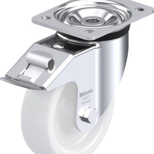 Blickle 617423 LK-SPO 150G-FI Kółko skrętne z hamulcem Średnica koła: 150 mm Maksymalne obciążenie: 600 kg 1 szt. Blickle 617423 LK-SPO 150G-FI Kółko skrętne z hamulcem Średnica koła: 150 mm Maksymalne obciążenie: 600 kg 1 szt.