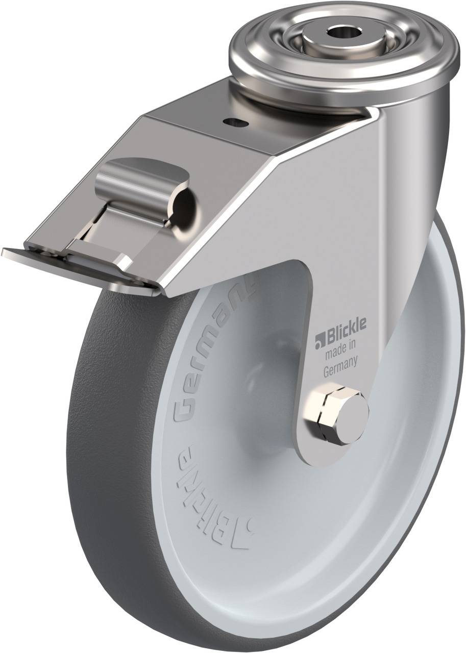 Blickle 847109 LEXR-PATH 200G-FI Kółko skrętne z hamulcem Średnica koła: 200 mm Maksymalne obciążenie: 300 kg 1 szt. - obrazek 1