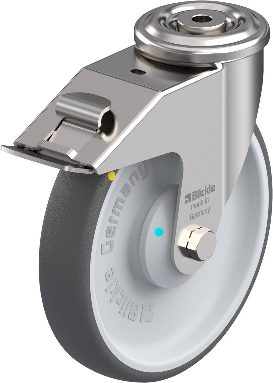 Blickle 853703 LEXR-PATH 200KAD-FI-ELS Kółko skrętne z hamulcem Średnica koła: 200 mm Maksymalne obciążenie: 300 kg 1 sz - obrazek 1