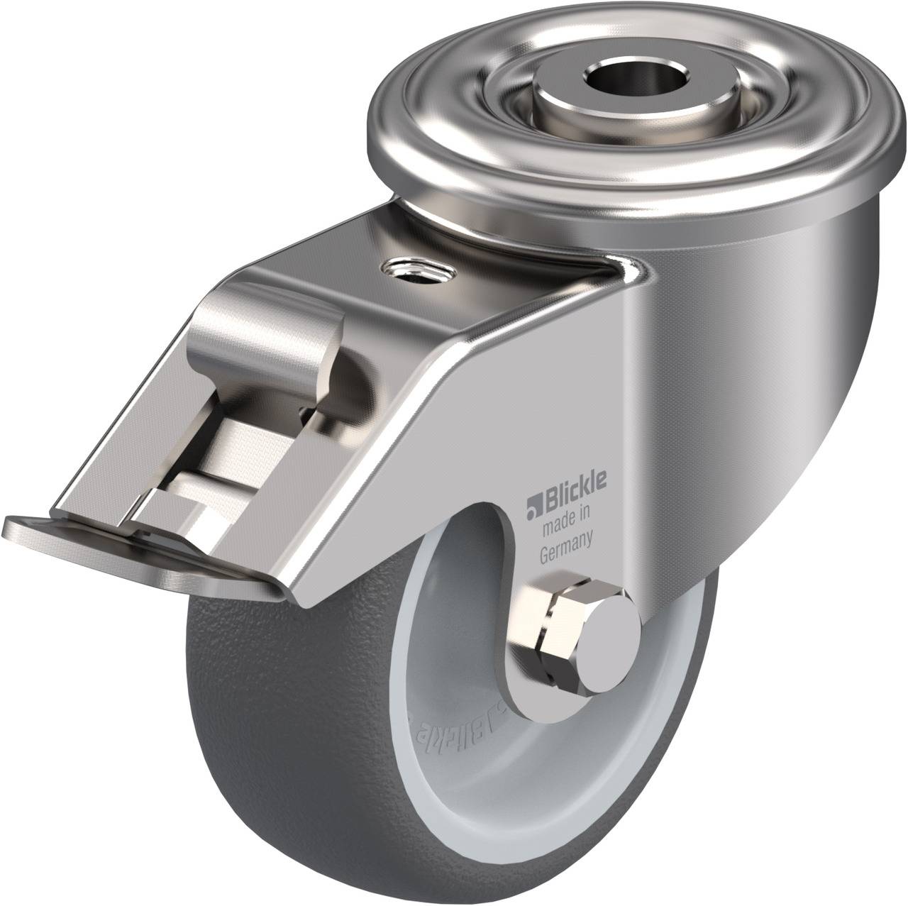 Blickle 582411 LEXR-PATH 80G-FI Kółko skrętne z hamulcem Średnica koła: 80 mm Maksymalne obciążenie: 150 kg 1 szt. - obrazek 1