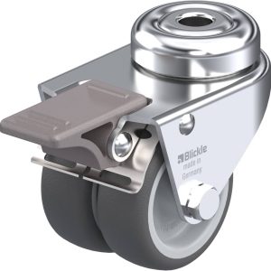 Blickle 757078 LMDA-PATH 50G-FI Podwójny zestaw kołowy Średnica koła: 50 mm Maksymalne obciążenie: 80 kg 1 szt.