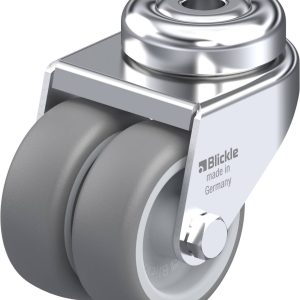 Blickle 464297 LMDA-TPA 50G Podwójny zestaw kołowy Średnica koła: 50 mm Maksymalne obciążenie: 80 kg 1 szt.