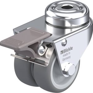 Blickle 552265 LMDA-TPA 50G-FI Podwójny zestaw kołowy Średnica koła: 50 mm Maksymalne obciążenie: 80 kg 1 szt. Blickle 552265 LMDA-TPA 50G-FI Podwójny zestaw kołowy Średnica koła: 50 mm Maksymalne obciążenie: 80 kg 1 szt.