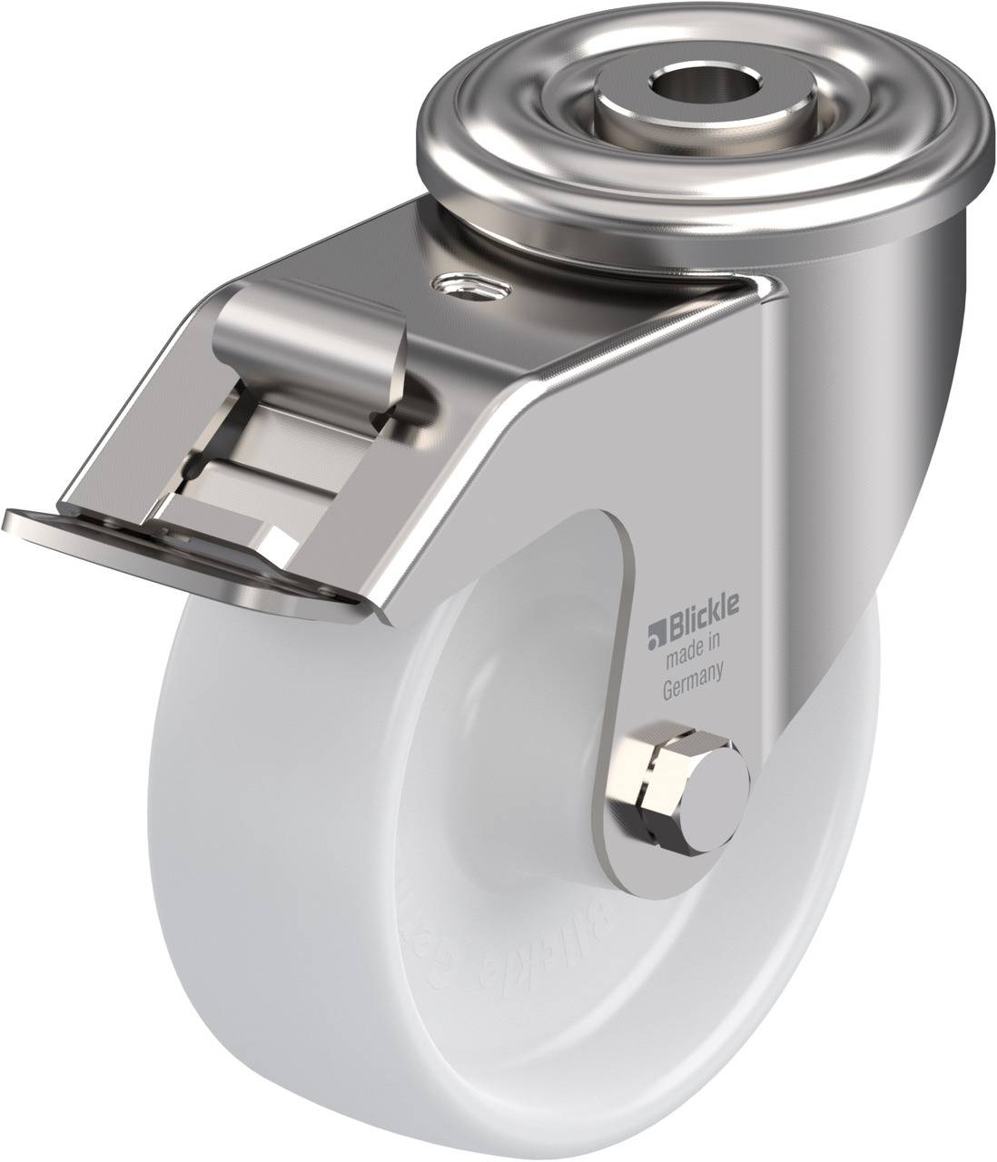 Blickle 484931 LEXR-PO 100G-FI Kółko skrętne z hamulcem Średnica koła: 100 mm Maksymalne obciążenie: 150 kg 1 szt. - obrazek 1