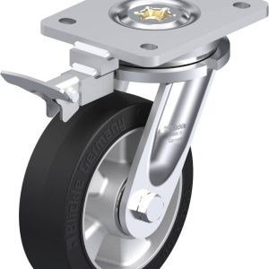 Blickle 852061 LO-ALEV 150K-RI4 Kółko skrętne z hamulcem Średnica koła: 150 mm Maksymalne obciążenie: 400 kg 1 szt.