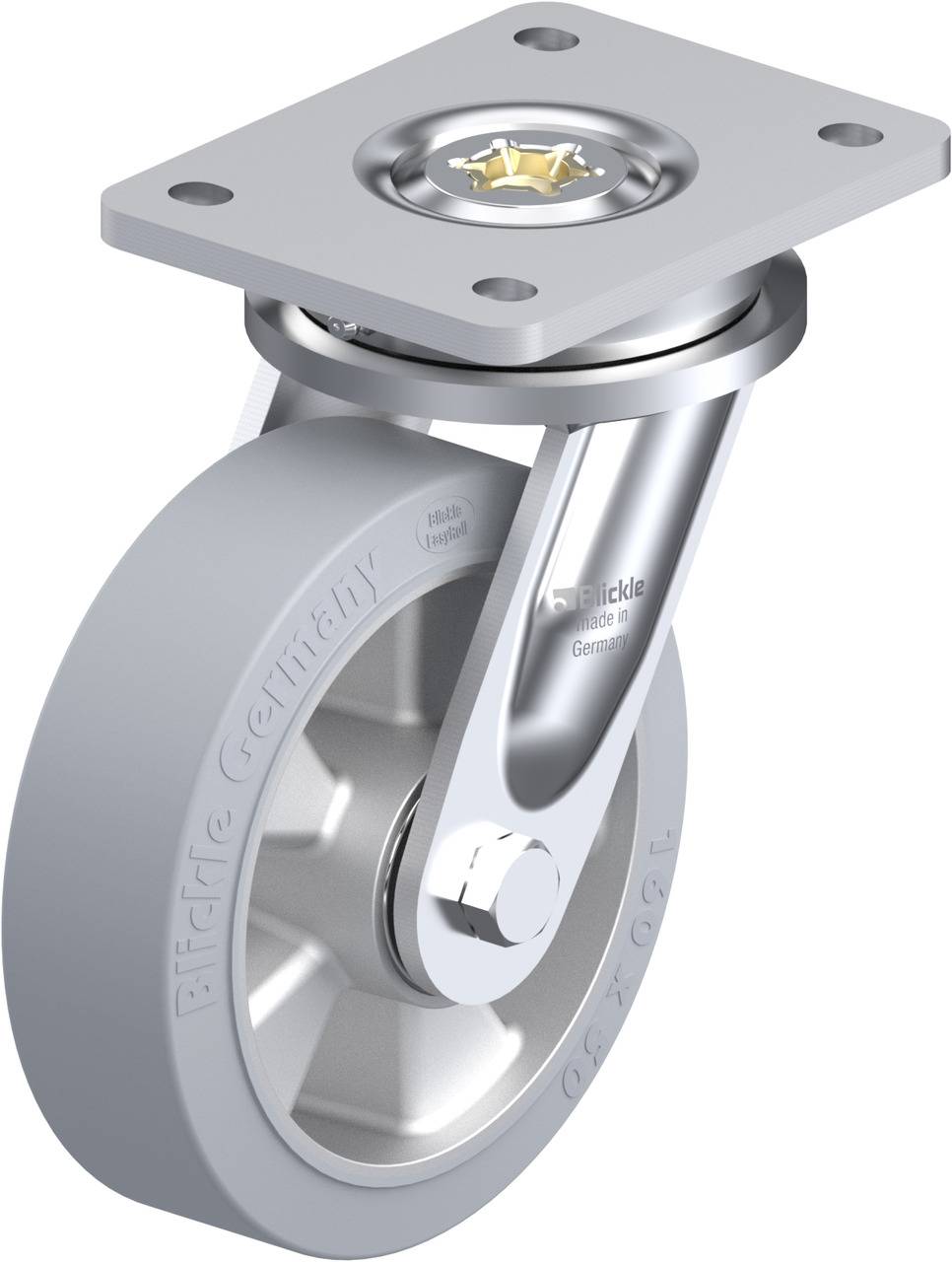 Blickle 735035 LO-ALEV 160K-SG Kółko skrętne Średnica koła: 160 mm Maksymalne obciążenie: 400 kg 1 szt. - obrazek 1