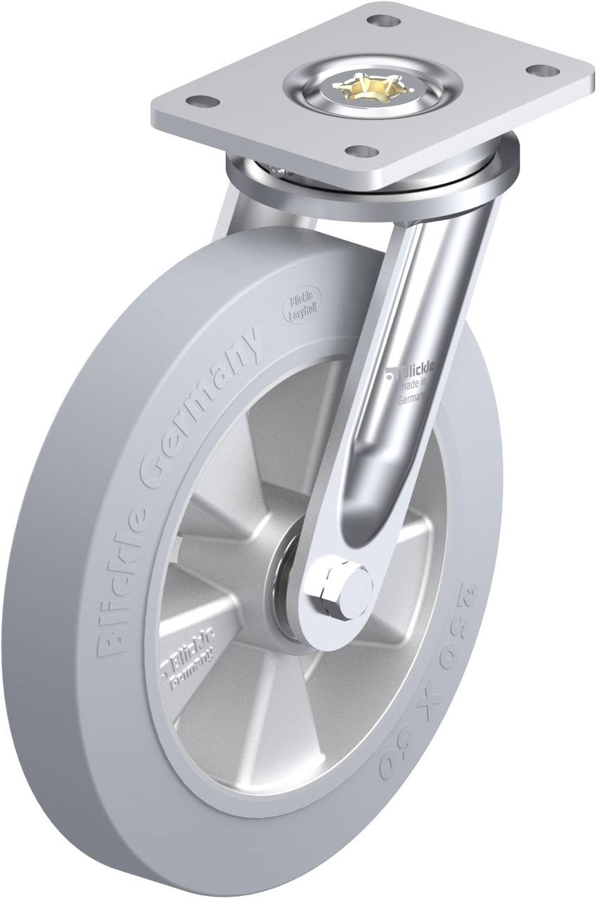 Blickle 751024 LO-ALEV 250K-SG Kółko skrętne Średnica koła: 250 mm Maksymalne obciążenie: 650 kg 1 szt. - obrazek 1