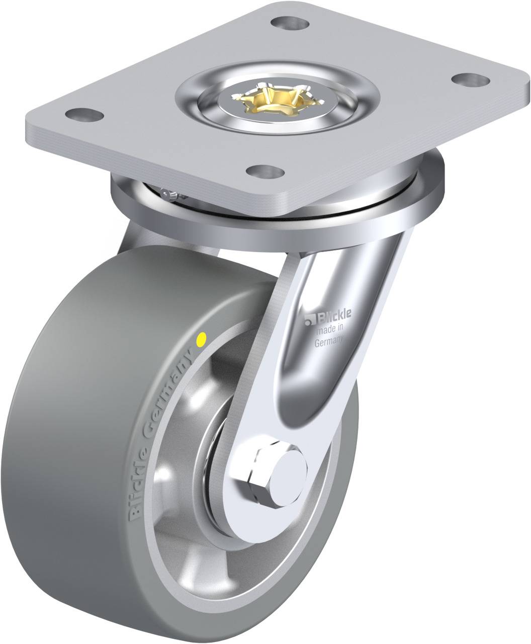 Blickle 742873 LO-ALTH 127K-AS Kółko skrętne Średnica koła: 125 mm Maksymalne obciążenie: 750 kg 1 szt. - obrazek 1