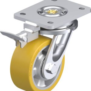 Blickle 852541 LO-ALTH 127K-RI4 Kółko skrętne z hamulcem Średnica koła: 125 mm Maksymalne obciążenie: 750 kg 1 szt.