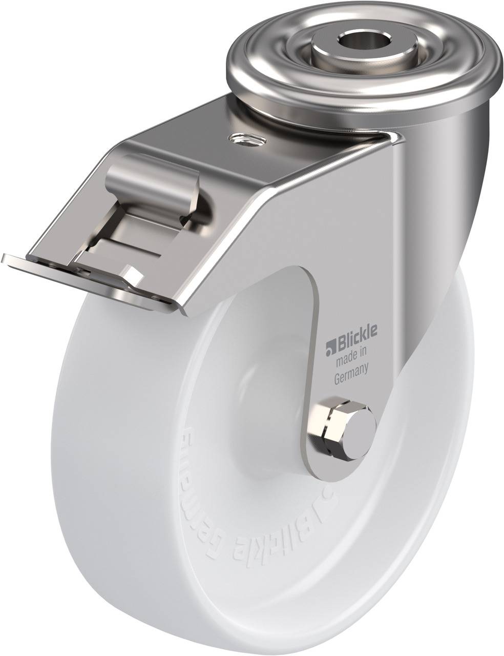 Blickle 464313 LEXR-PO 125G-FI Kółko skrętne z hamulcem Średnica koła: 125 mm Maksymalne obciążenie: 150 kg 1 szt. - obrazek 1