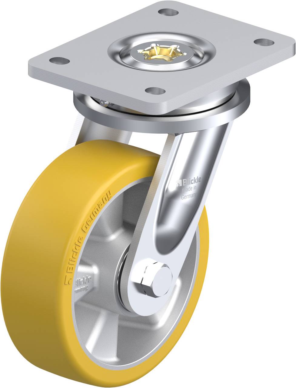 Blickle 562777 LO-ALTH 150K Kółko skrętne Średnica koła: 150 mm Maksymalne obciążenie: 650 kg 1 szt. - obrazek 1