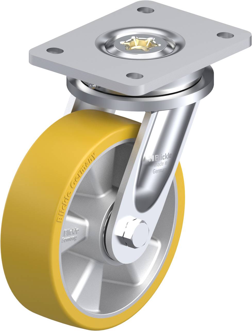 Blickle 266106 LO-ALTH 160K Kółko skrętne Średnica koła: 160 mm Maksymalne obciążenie: 750 kg 1 szt. - obrazek 1
