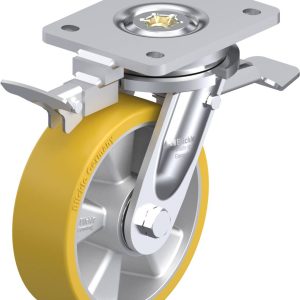 Blickle 474437 LO-ALTH 160K-ST-RI4 Kółko skrętne z hamulcem Średnica koła: 160 mm Maksymalne obciążenie: 750 kg 1 szt. Blickle 474437 LO-ALTH 160K-ST-RI4 Kółko skrętne z hamulcem Średnica koła: 160 mm Maksymalne obciążenie: 750 kg 1 szt.
