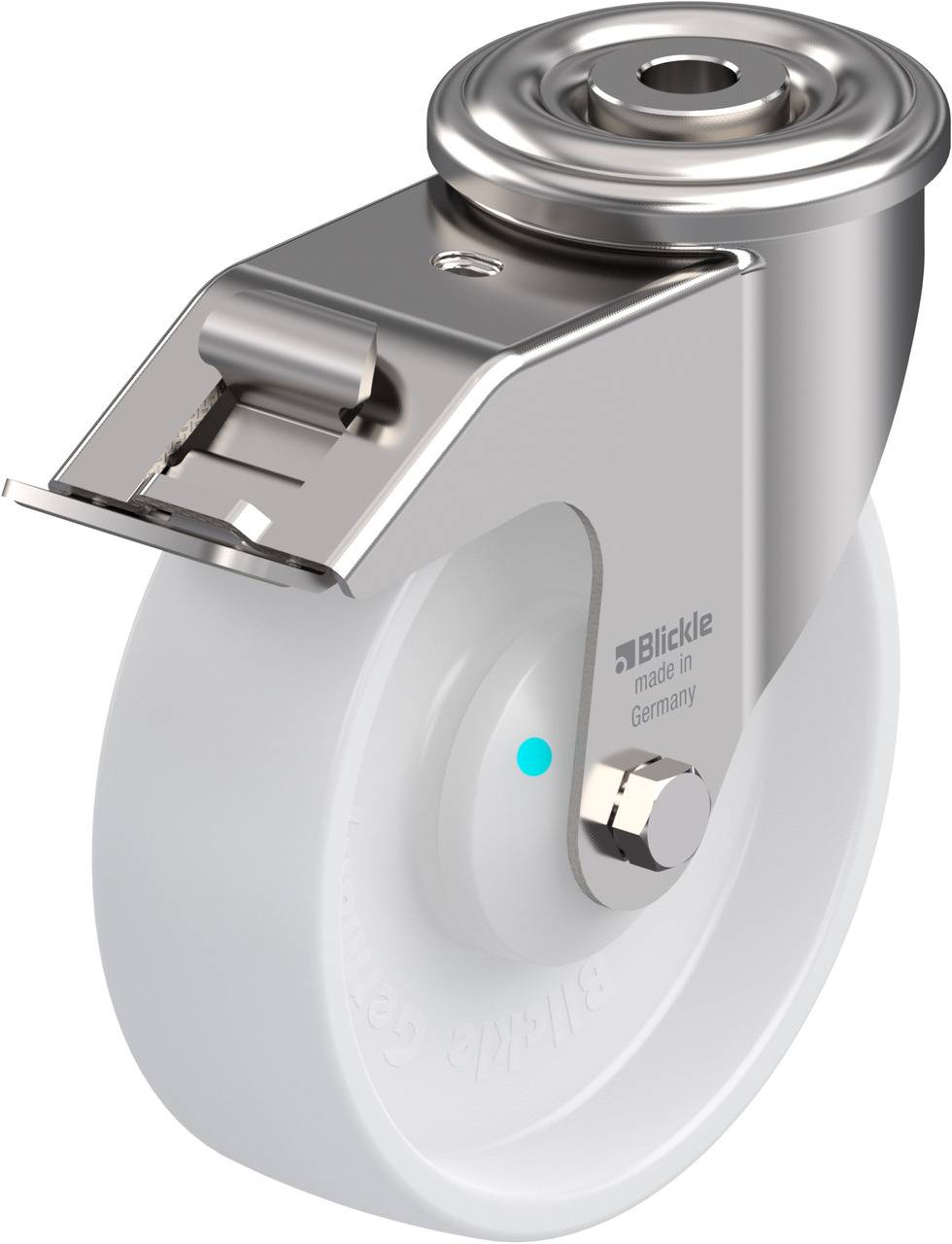 Blickle 741768 LEXR-PO 125KAD-FI Kółko skrętne z hamulcem Średnica koła: 125 mm Maksymalne obciążenie: 150 kg 1 szt. - obrazek 1