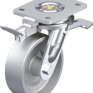 Blickle 853080 LO-G 150G-ST-RI4 Kółko skrętne z hamulcem Średnica koła: 150 mm Maksymalne obciążenie: 900 kg 1 szt. Blickle 853080 LO-G 150G-ST-RI4 Kółko skrętne z hamulcem Średnica koła: 150 mm Maksymalne obciążenie: 900 kg 1 szt.