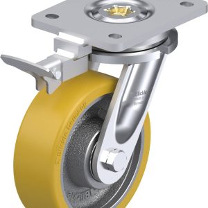 Blickle 852570 LO-GTH 150K-RI4 Kółko skrętne z hamulcem Średnica koła: 150 mm Maksymalne obciążenie: 800 kg 1 szt.