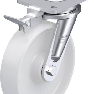 Blickle 311209 LO-PO 200K-RI4 Kółko skrętne z hamulcem Średnica koła: 200 mm Maksymalne obciążenie: 600 kg 1 szt.
