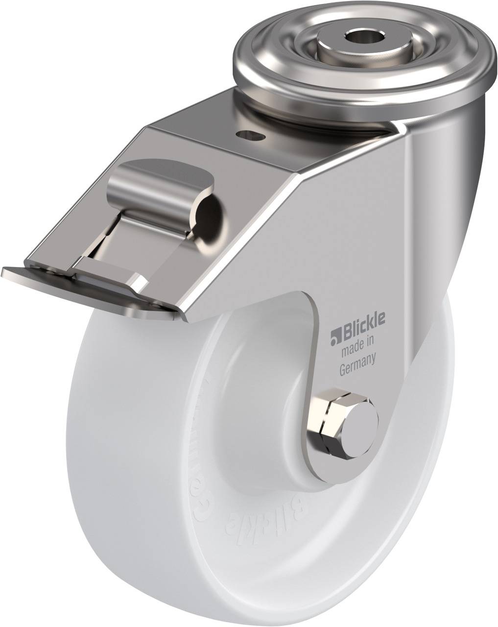 Blickle 697359 LEXR-PO 150XR-FI Kółko skrętne z hamulcem Średnica koła: 150 mm Maksymalne obciążenie: 300 kg 1 szt. - obrazek 1