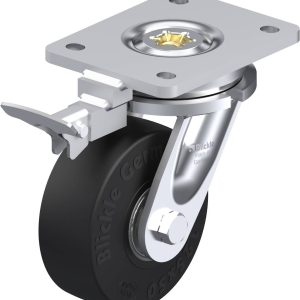 Blickle 852102 LO-SE 125K-RI4 Kółko skrętne z hamulcem Średnica koła: 125 mm Maksymalne obciążenie: 320 kg 1 szt.