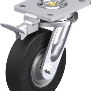 Blickle 852107 LO-SE 160K-RI4 Kółko skrętne z hamulcem Średnica koła: 160 mm Maksymalne obciążenie: 450 kg 1 szt.