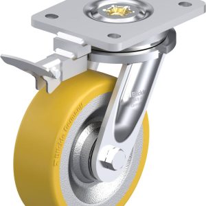 Blickle 852562 LO-SETH 150K-RI4 Kółko skrętne z hamulcem Średnica koła: 150 mm Maksymalne obciążenie: 650 kg 1 szt.