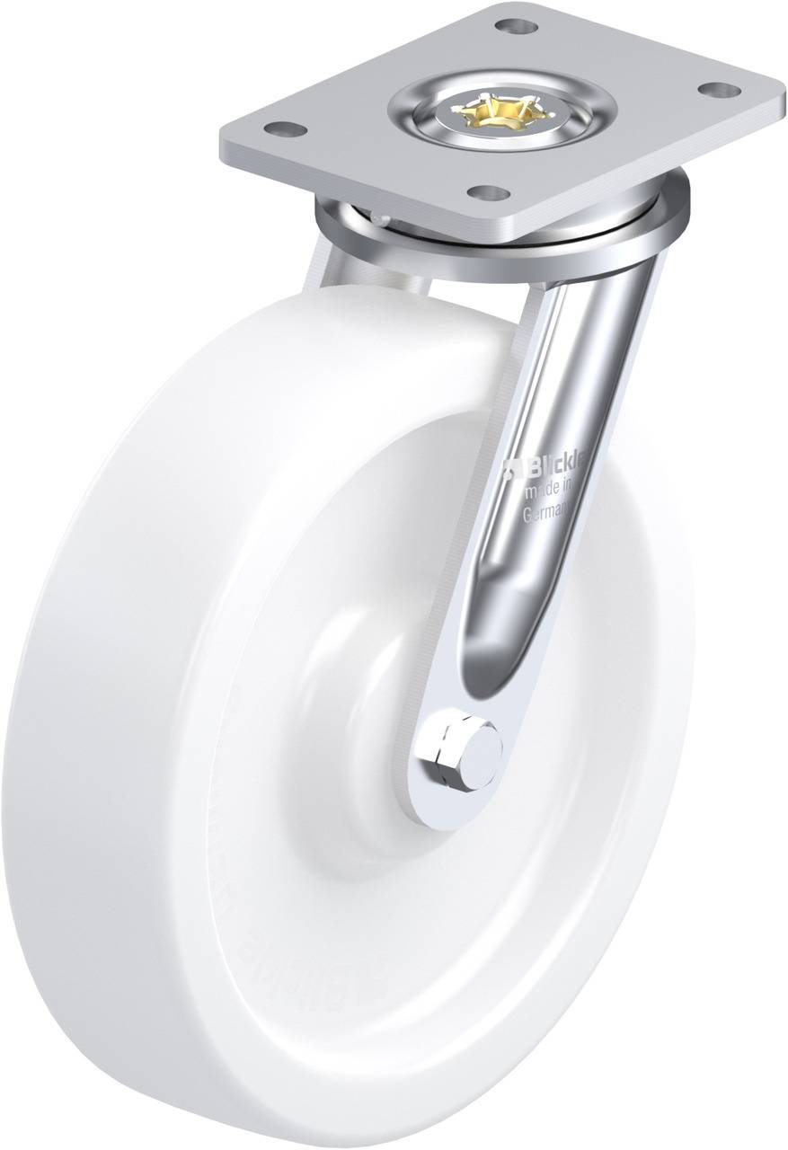 Blickle 48165 LO-SPO 250G Kółko skrętne Średnica koła: 250 mm Maksymalne obciążenie: 1200 kg 1 szt. - obrazek 1