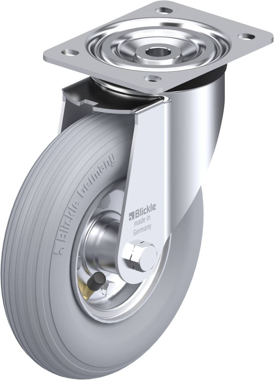 Blickle 60624 L-P 200R-SG Kółko skrętne Średnica koła: 200 mm Maksymalne obciążenie: 75 kg 1 szt. - obrazek 1