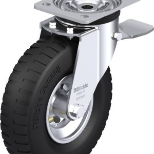 Blickle 289405 L-P 222R-ST Kółko skrętne z hamulcem Średnica koła: 220 mm Maksymalne obciążenie: 100 kg 1 szt.