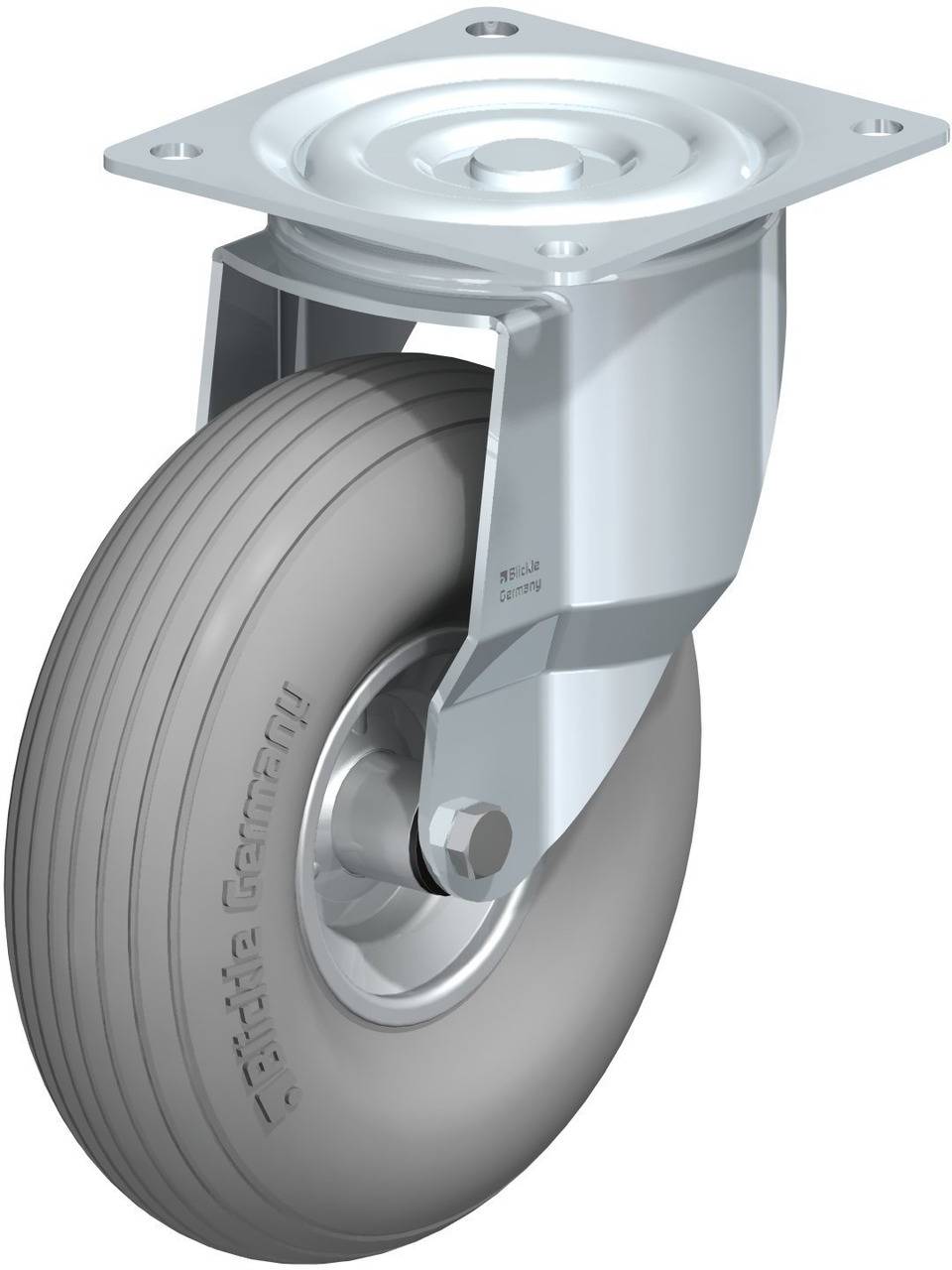Blickle 291880 L-P 261R-SG Kółko skrętne Średnica koła: 260 mm Maksymalne obciążenie: 150 kg 1 szt. - obrazek 1
