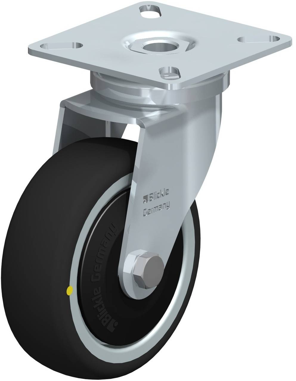 Blickle 848926 LPA-PATH 75KF-ELS Kółko skrętne Średnica koła: 75 mm Maksymalne obciążenie: 65 kg 1 szt. - obrazek 1