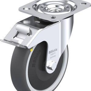 Blickle 852200 L-PATH 125KF-FI-ELS Kółko skrętne z hamulcem Średnica koła: 125 mm Maksymalne obciążenie: 160 kg 1 szt.